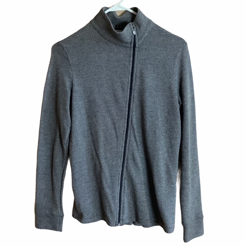 Beyond Yoga Jacket‎ Asymmetrical Zip Peplum Women Size XS Cotton Blend